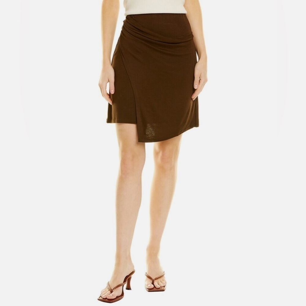 Vince Gathered Skirt in Vine Size Small